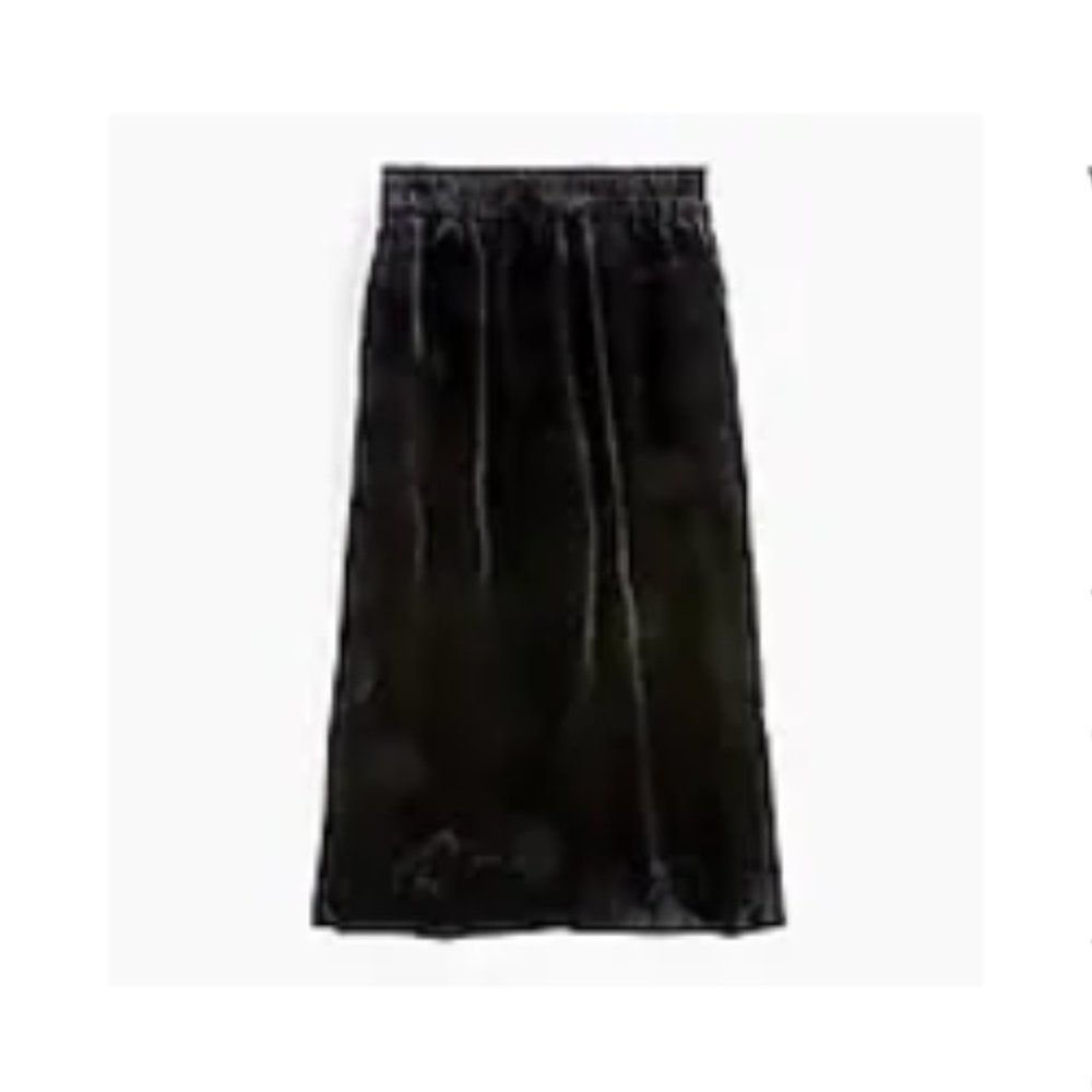 NWOT J. Crew Velvet Pull On Skirt